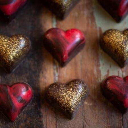 Large Chocolate heart Gift box (300gm)