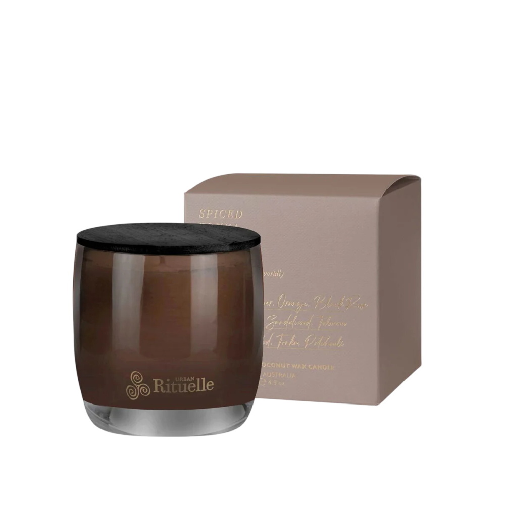 Spiced Tonka, Cacao Pod Scented Soy Candle | 140gm
