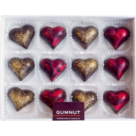 Medium Chocolate heart Gift Box (200gm)