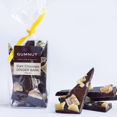 Dark Chocolate Bark with Ginger