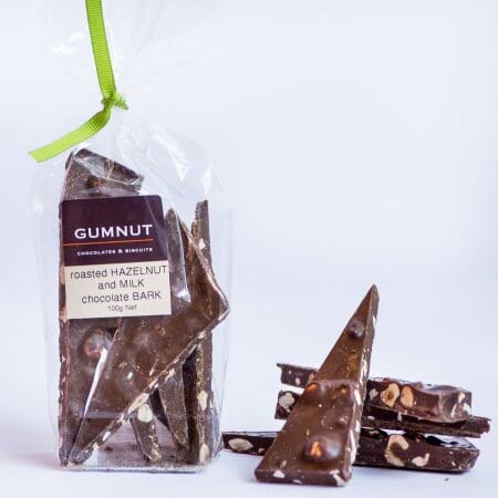 Milk Chocolate Bark with Roasted Hazelnuts