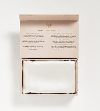 White LoveSilk Pillowcase